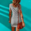 Casual Kleider Frauen Sommer Spitze Kleid Kurzarm Sexy Elegante Häkeln Vestidos