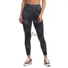 Calças ativas LU-010 Tie Dyed Yoga Calças Impressas Esportes Pêssego Hip Lu Fitness Gym Leggings Hip Lift Cintura Alta Fitness Calças Femininas X0912