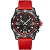 Luxury Men's Watch Japan Quartz Endurance Pro Avenger Chronograph 44mm Watches Red Rubber 1884 Men Watches Hardex Glass Wrist291x