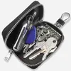 مفتاح السيارة Teskyer مفتاح Case Care Key Smart Keychain Conchain Holder anti Cover Cover Protector With Zipper and Metal Hook for Men Women C230912