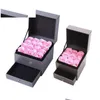 Party Favor Savon Fleur Bijoux Boîte Ensemble Artificielle Rose Romantique Saint Valentin Fête des Mères Creative Haute Qualité Cadeau Dbc Drop Del Dhwje