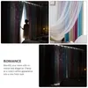 Curtain 2 Pcs Pink Home Decor Gradient Hollow Star Double-layer Full Blackout Bedroom Living Thermal Insulation Curtains Chiffon Child