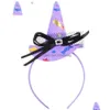 Party Hats Halloween Fashion New Pumpkin Pannband Hat Decoration Performance Prop Headwear Witch Z230809 Drop Delivery Home Garden Fes DHT7Y