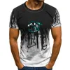 T-shirts hommes hommes chemise personnalisée baleine logo t-shirt tribal art tatouage impression hauts adultes t-shirts surdimensionnés simples vêtements décontractés tout coton