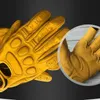 Fünf-Finger-Handschuhe, Retro-Schaffell, atmungsaktives Leder, Motorrad-Handschuhe, Rennhandschuhe, Herren, Motocross, Winter, Sommer, Handschuhe, Voll-/Halbfinger-Handschuhe, 230911