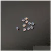 Loose Diamonds 282 Good Quality High Temperature Resistance Nano Gems Facet Round 0.8-2.2Mm Medium Lavender Jade Synthetic G Dhgarden Dh49L