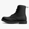 DIY Classic Martin Boots Non-Slip Autumn Winter Man Kobiety wycięte wszechstronne modne ciepłe podwyższone, swobodne buty 67661