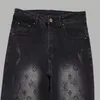 Męskie Plus Size Pants Męskie dżinsy Pełna wytłoczone list drukowania kobiet-hip-hopowych mody mody mody mody H3355