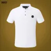 T-shirt da uomo PP estiva Phillip Plain manica corta da uomo Polo girocollo maglietta teschi dollaro orso bruno stampa top streetwear M-xxxL 002 #