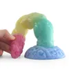 Sex MassagerGradient Liquid Silica Gel Manual Pulling and Insering Simulation Penis Kvinnlig apparat Masturbation Penis Stick Fun Products