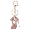 Porte-clés Longes Crystal High Talons Chaussures Porte-clés Anneaux Chaussure Pendentif Sac De Voiture Porte-clés Pour Femmes Fille Cadeau Drop Livraison Mode A Dhl3B