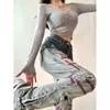 Jeans da donna 2023 Y2k Cool Nostalgia Senso del design Pantaloni donna pulcino Hiphop Pantaloni High Street Ins