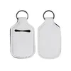 Party Favor Sublimation Blanks Refillable Neoprene Hand Sanitizer Holder Er Chapstick Holders With Keychain For 30Ml Cap Containers Ot9U5