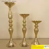 Vases Candle Holders Flower Vase Candlestick Table Centerpieces Flower Rack Road Lead Wedding Decoration DHL Fedex Fast Shipping Q230912