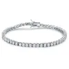 Tennis Migliore Qualità 4A Intero M / 4Mm Cz Bracciale In Vero Solido 925 Sterling Sier Gioielli Classici 2 Pz / lotto Drop Delivery Brace Dhgarden Dhp3B