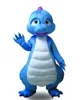 Costume de mascotte de dragon drôle bleu, vêtements de dessin animé pour adultes, fête d'anniversaire d'Halloween, 2024