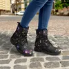 Botas martin clássicas diy, sapatos masculinos e femininos, padrão personalizado, moda legal, versátil, botas casuais elevadas, 35-48, 73812