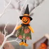 Nouvelles décorations d'Halloween, chapeau haut-de-forme, chat noir, citrouille, sorcière, pendentif fantôme blanc, accessoires de décoration d'ambiance de fête