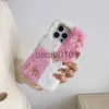 Étuis de téléphone portable 3D Butterfly Fluffy Fur Fuzzy Phone Cases pour iPhone 15 14 Pro Max Plus 13 12 11 X XS XR 8 7 Iphone15 Phone15 Cheveux Peluche Soft TPU Girls Lady Women CellPhone C