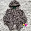 Mensjackor Kort kropp Kapital Kountry Jacket Män Kvinnor Allover Print Leopard Thick Heavy Tyg Japan Coats 230912