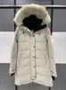 Kanadyjski projektant gęsi w wersji puffer damska kurtka damska w dół parkas zima grube ciepłe płaszcze damskie wiatroodporne streetwear489116
