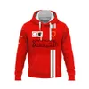 2023 Nieuwe F1 Hoodie Formule 1 Sweatshirt Team Racing Pak Motorfiets Off-Road Fietsen Motocross Heren Jas Kapmantel x0912