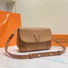 Borse firmate Totes Borsa a tracolla in pelle Borsa a tracolla di lusso con increspatura dell'acqua Borsa da infermiera