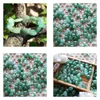 Pedras preciosas soltas grânulos naturais aventurina verde 8x8mm forma de coração com pedras de buraco para jóias diy 50 pçs/lote gota deli dhgarden dhhke