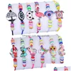 Charm Bilezikler 12 PCS Hayvan Cazibe Bilezik Vinil Heishi Polimer Kil Disk Boncuklar Hediye Damlası Teslimat Dho8g