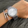 Horloges Rose Gouden Horloge Voor Vrouwen Luxe Armband Horloges Roestvrij Staal Vrouw Quartz Klok Reloj Mujer Montre 230911