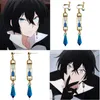 Boucles d'oreilles Hoop Huggie Vanitas, étude de cas de No Karte, accessoires de Cosplay, Clip d'oreille en sablier, bijoux cadeaux NANA Crystal UFO 230912