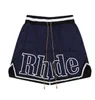 Męskie spodenki 2023 Nowe designerskie spodenki Rhude Shorts Summer Mash