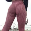 Active Pants DHL Fast Delivery Scrunch Booty Workout Women Yoga Pants Elastic Jaquard Textured Leggings For Dropper Plus Size Black Fitness sxa9383726 x0912