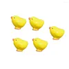 Gartendekorationen 2-13PCS Henne Huhn Küken Ei Nest Kleine Weide Statue Miniaturen Ornament für DIY Fee Puppenhaus Pflanzendekoration