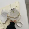 Luksusowy projektant okrągłe torba ciasto Cowhide na ramieniu torby crossbody nano torebki