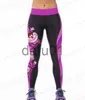 Active Pants Nyaste kvinnor Slimming Training Fitness Sports Dance Trousers Jogging Wild Tiger Yoga Pants Tight White Black Leopard Leggings X0912