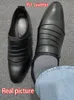 Dress Shoes Classic Men Dress Shoes Slip on Black Leather Shoes for Men Plus Size Point Toe Business Casual Men Formal Shoes for Wedding 230912