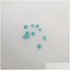 Losse diamanten 212 Goede kwaliteit Hoge temperatuur Weerstand Nano Gems Facet Ronde 2,25-3,0 mm Donkere opaal Aquamarine Groen Synt Dhgarden Dh73O