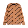 Men's Sweaters Man Woman Knit Sweater Crew Neck Long Sleeve Mens Fashion Designer Letters Printing Jumpers Autumn Winter Knitwear Pullovers 10 Color Available