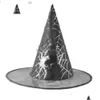 Party Hats Witch Hat Rollspel Fashion Unique Pattern Goze Halloween Z230809 Drop Delivery Home Garden Festive Supplies DHLXQ