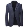 Men's Suits 2023 Four Seasons High-quality Suit Fashion Slim Thin Style Top Middle-aged Casual Single Blazer M-3XL