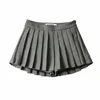 Skirts TPJB Summer High Waist Womens Sexy Mini Vintage Pleated Skirt Korean Tennis Short White Black Grey