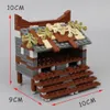 MOC Farm House Bloks Blaki Miasta Zwierzęta Kurczak DIY Jaja Minifigi Akcesoria części Model żywności Model Cegły dla dzieci C1169N