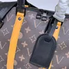 Męskie torby w torbie dla kobiet w torbie podróżniczej Bagaż Keepall 35 cm duża pojemność wytłoczona skórzana torebki Crossbody TOSES Miękki designerka torba Duffel Torka na zewnątrz tygodniowe