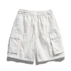 Men's Shorts Summer Multicolor Cargo Pockets Gym Oversize Streetwear Mens Casual Jogger Korean Style Beach