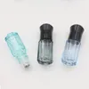 Petites bouteilles colorées à roulettes en verre de 3ml, Mini bouteilles d'huile essentielle de 6ml avec rouleau en acier inoxydable sur boule Abehm