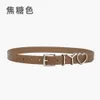 Designer Belts Fashion Personality Letters Heart Womenleather Belts Wide 2.3cm Luxury Student Casual Pants Belts Vintage Dress Waistband Wholesale