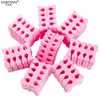 Separatori per dita dei piedi Rosa 200 pezzi Nail Art 100 paia Separatori per dita dei piedi Piedini Spugna Gel morbido UV Strumenti di bellezza Polacco Manicure Pedicure Confezione 230912