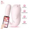 Sex MassagerMonster Pub 2 Animado G-Spot Vibrador para Mulheres Dual Motor Recarregável Clitoral Bluetooth Vibradores Sex Toy (Rosa) X0602