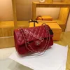 designer bag shouder bags Tote Bag C Letter Shoulder Bags Glitter Office Bag High Quality Classic Woman leather Bags with Button classic Ladies Luxurious Bag 31*19*8cm